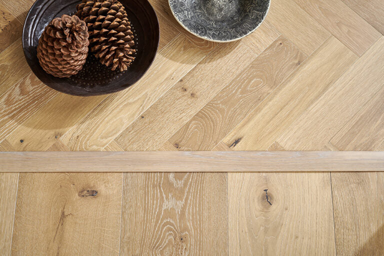 Woodpecker Goodrich White Smoked Oak Parquet