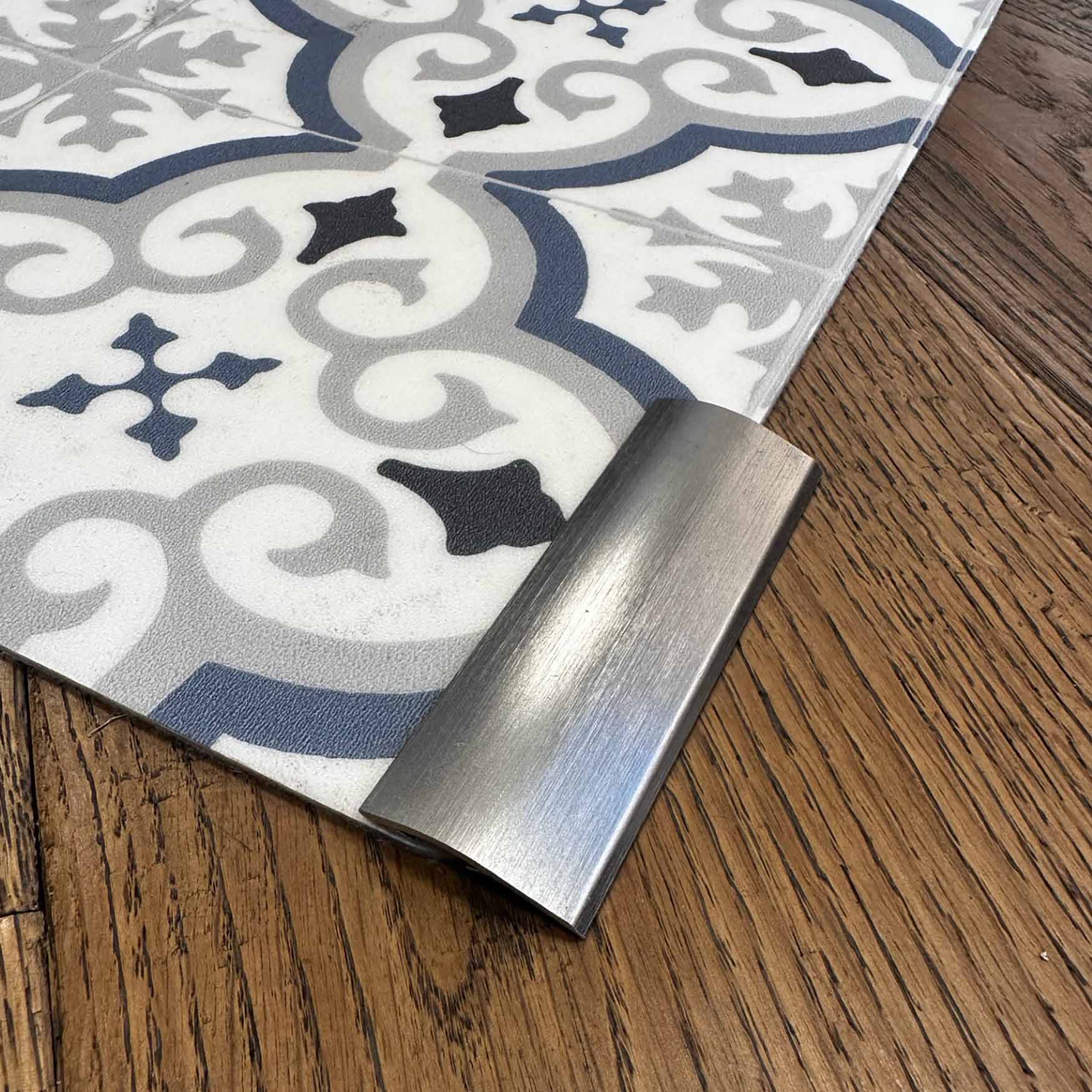 Door Bar – Self Adhesive Flat – Premier Brushed Chrome