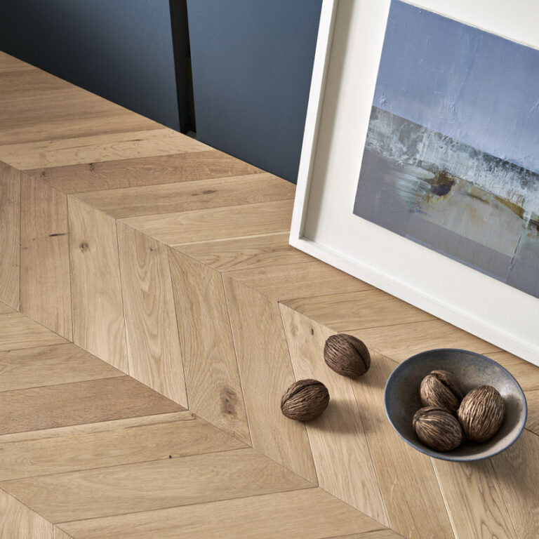 Woodpecker Raw Oak Chevron